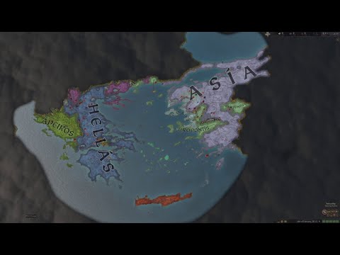 Apotheosis 1000 years 275 BCE - 861 CE In Under 1 min!| Crusader Kings 3 Timelapse #shorts