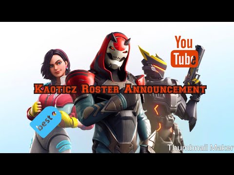 KAOTICZ ROSTER ANNOUNCEMENT!!!