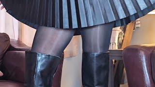 Download lagu Thigh high boots Patent leather skirt bodysuit black pantyhose and blazer try on and review mp3 Download lagu Thigh high boots Patent leather skirt bodysuit black pantyhose and blazer try on and review mp3