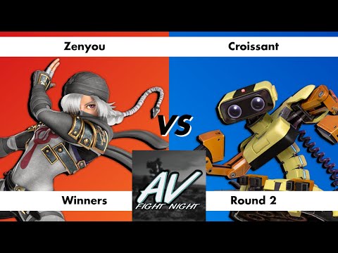 AV Fight Night #29 - Winners Round 2: Zenyou (Mario/Sheik) vs Croissant (R.O.B)