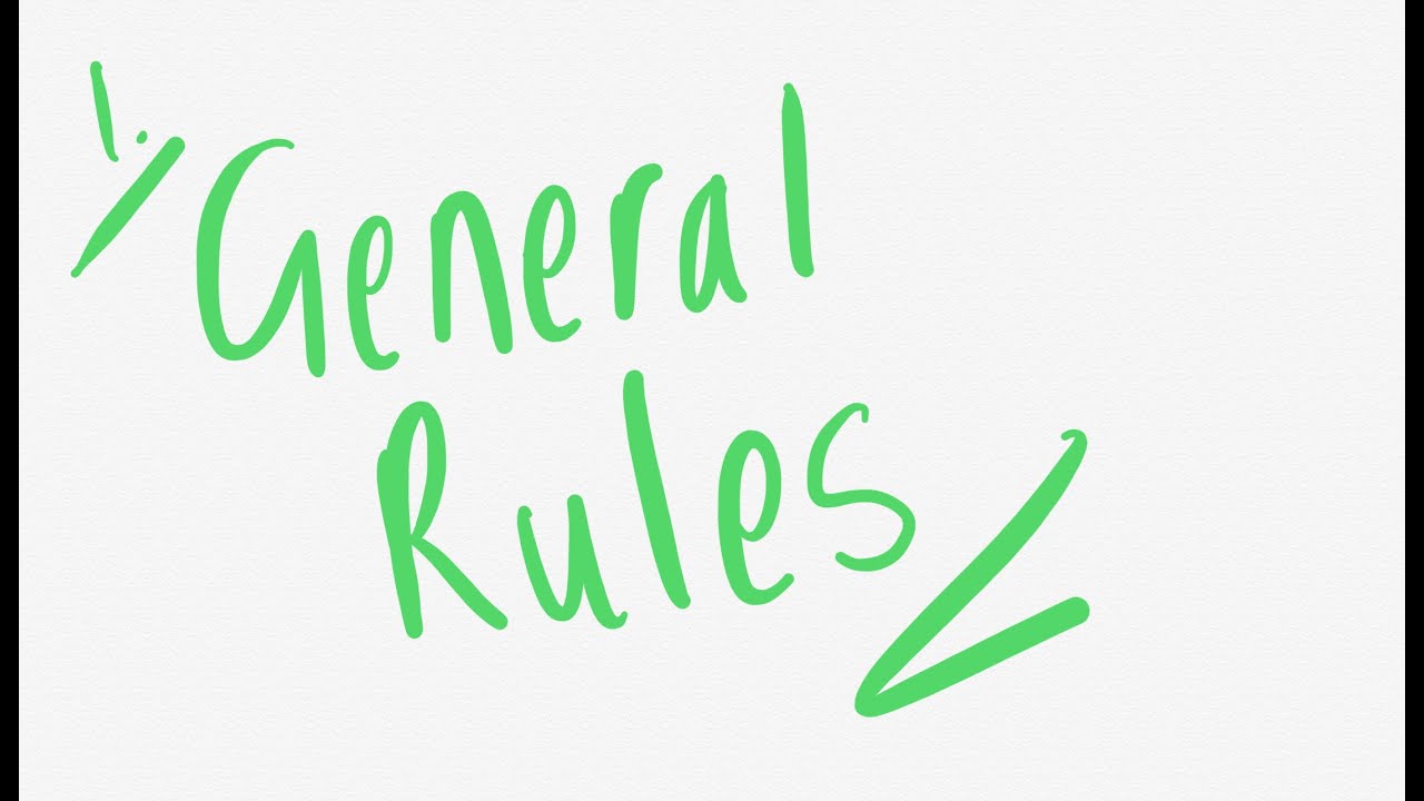 1. Afrikaans Algemene Reëls - General rules