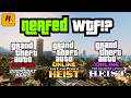 GTA 5 ALL HEISTS NERFED All NEW Features Changes Additions More Kortz Center Heist DLC
