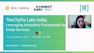 TheCityFix Labs India Leveraging Innovative Procurement for Urban Services