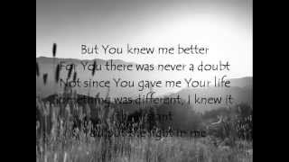 The Light In Me by Brandon Heath (with lyrics)