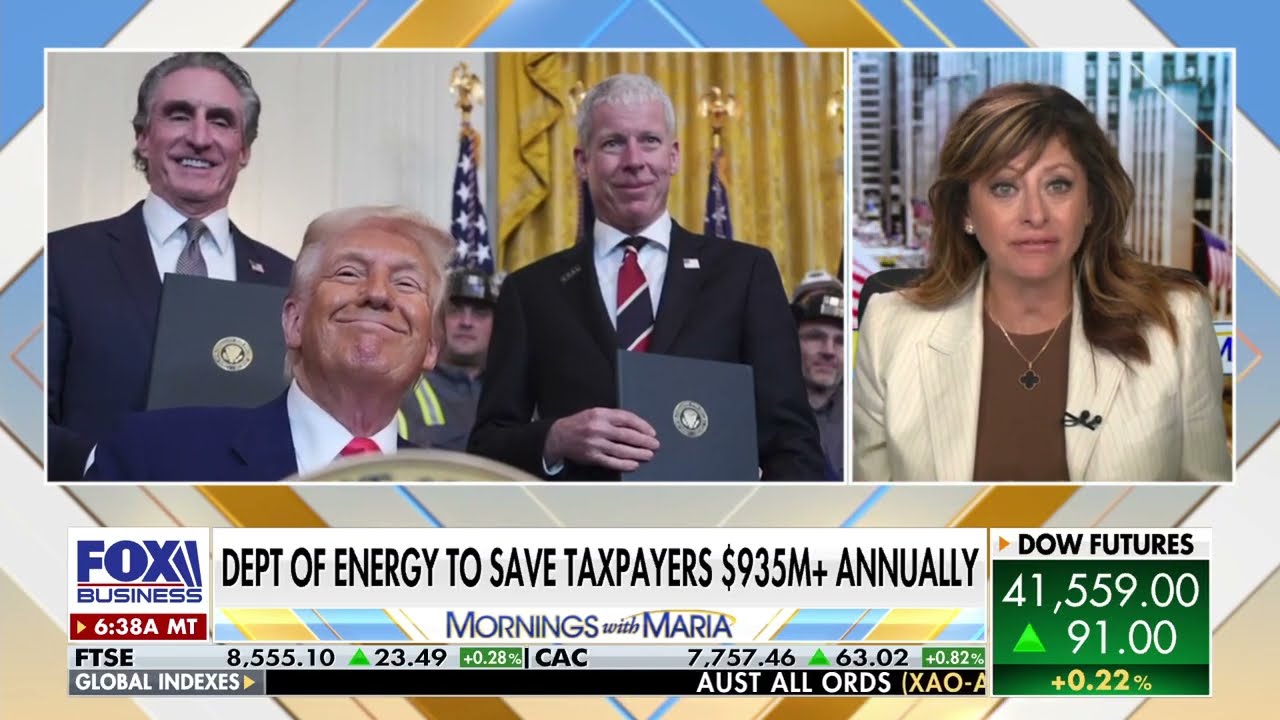 Secretary Wright Joins Fox Business' Maria Bartiromo - May 9, 2025