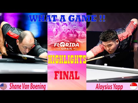 FINAL | Shane Van Boening vs Aloysius Yapp | Florida Open Pool Championship