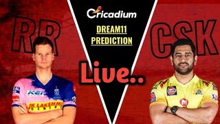 CSK vs RR | Chennai Super Kings vs Rajasthan Royals Live Score Update | IPL Updats