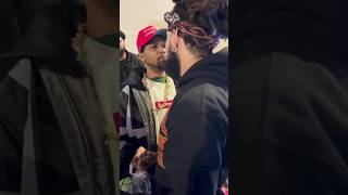 DEE-1 BUMPS INTO JUELZ SANTANA AND JIM JONES.....