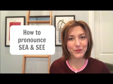 Learn to Pronounce SEE 👀 & SEA 🌊 - American English Homophone Pronunciation Lesson #learnenglish