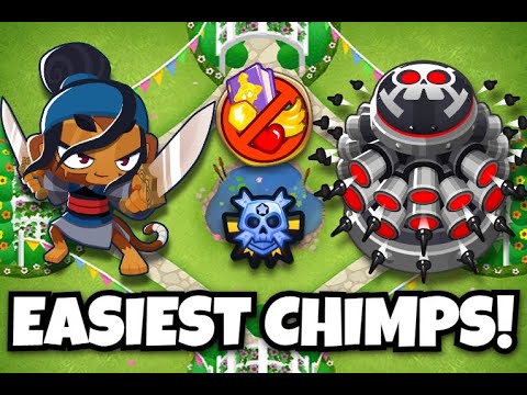 NEW Easiest Quad CHIMPS Black Border Guide (No Abilities/Micro/Geraldo) l Update 46.3 (Bloons TD6)