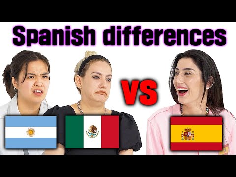 Spainish Differences! Spain spanish vs Latin American spanish (Argentina, Mexico, Spain)