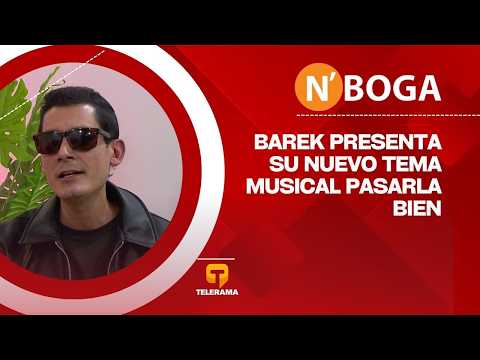 Barek presenta su nuevo tema musical Pasarla bien
