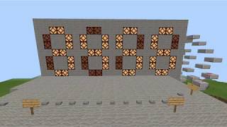 【Minecraft BE】幅５！コンパクトな7セグメントディスプレイの紹介　By 3ta