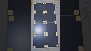 DIY self adhesive MIRROR✨️#easytoinstall #diy #selfadhesive #mirror #aesthetic #homefinds #shopee