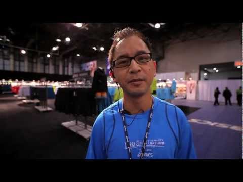 ASICS ING NYC Marathon Expo Booth Opening Day