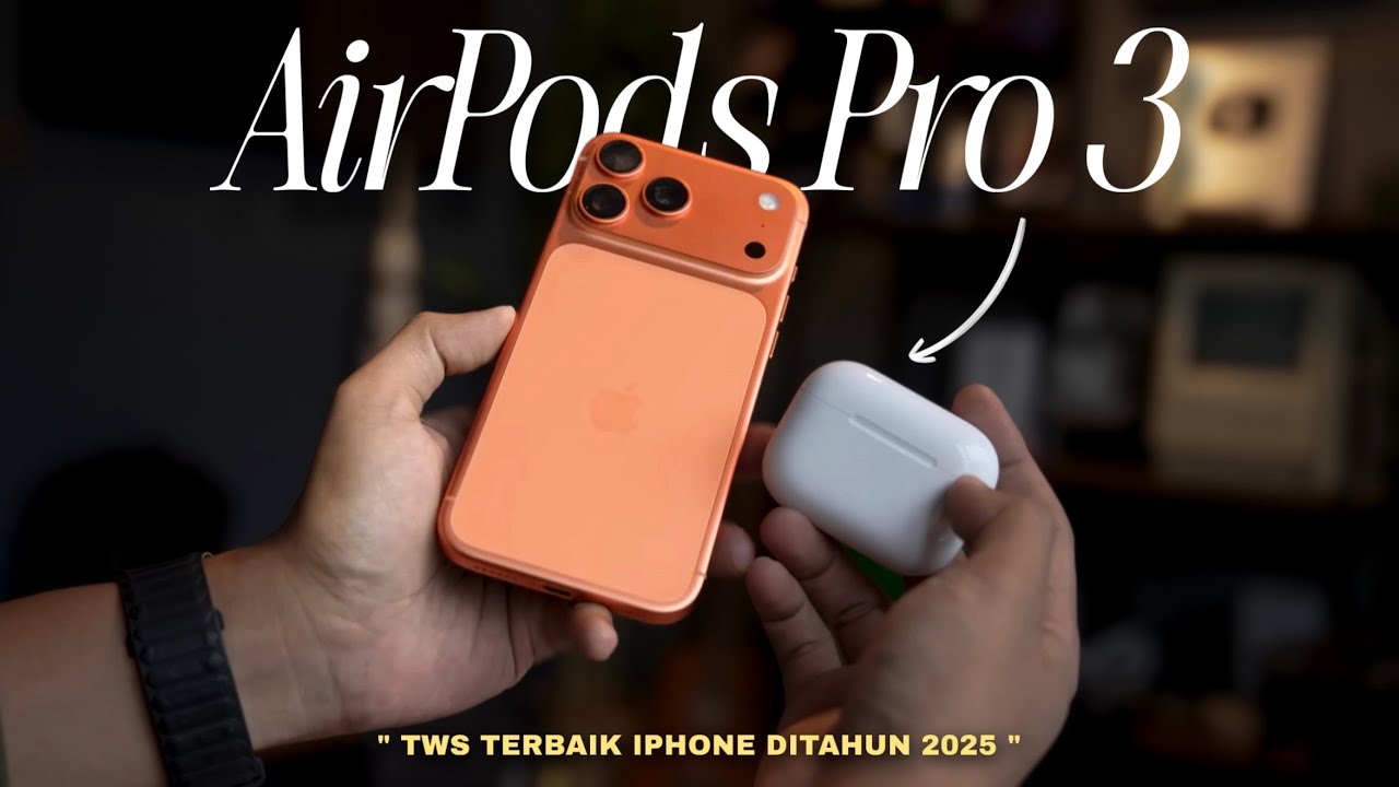 HARGA RESMI 4.5 JUTAAN!🔥 AirPods Pro 3 Unboxing & Review Indonesia (2025)