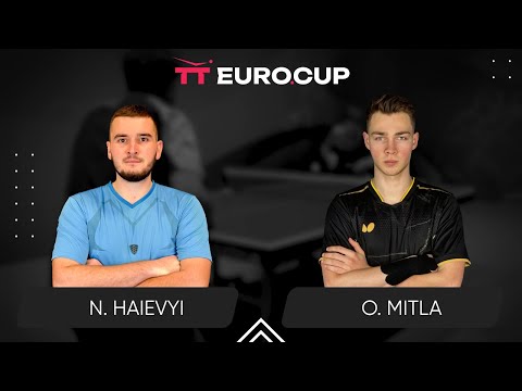09:15 Nazarii Haievyi - Oleksii Mitla 21.01.2025 TT Euro.Cup Ukraine Master. TABLE 3