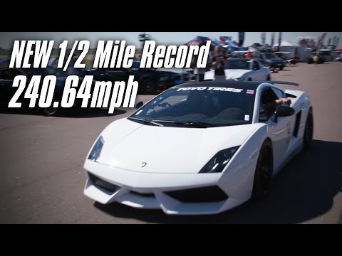 NEW 1/2 Mile Record - 240mph - Underground Racing
