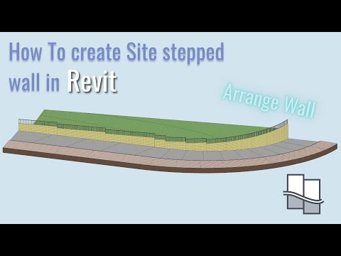 How to Create Site Stepped Wall in Environment for Revit® plugin | TUTORIAL