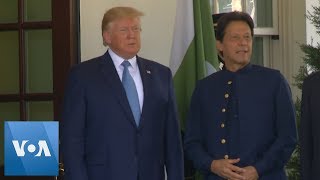 US President Donald Trump Greets Pakistan