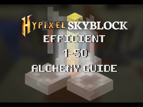 Hypixel Skyblock | 0-50 Alchemy Guide | Most Efficient Method