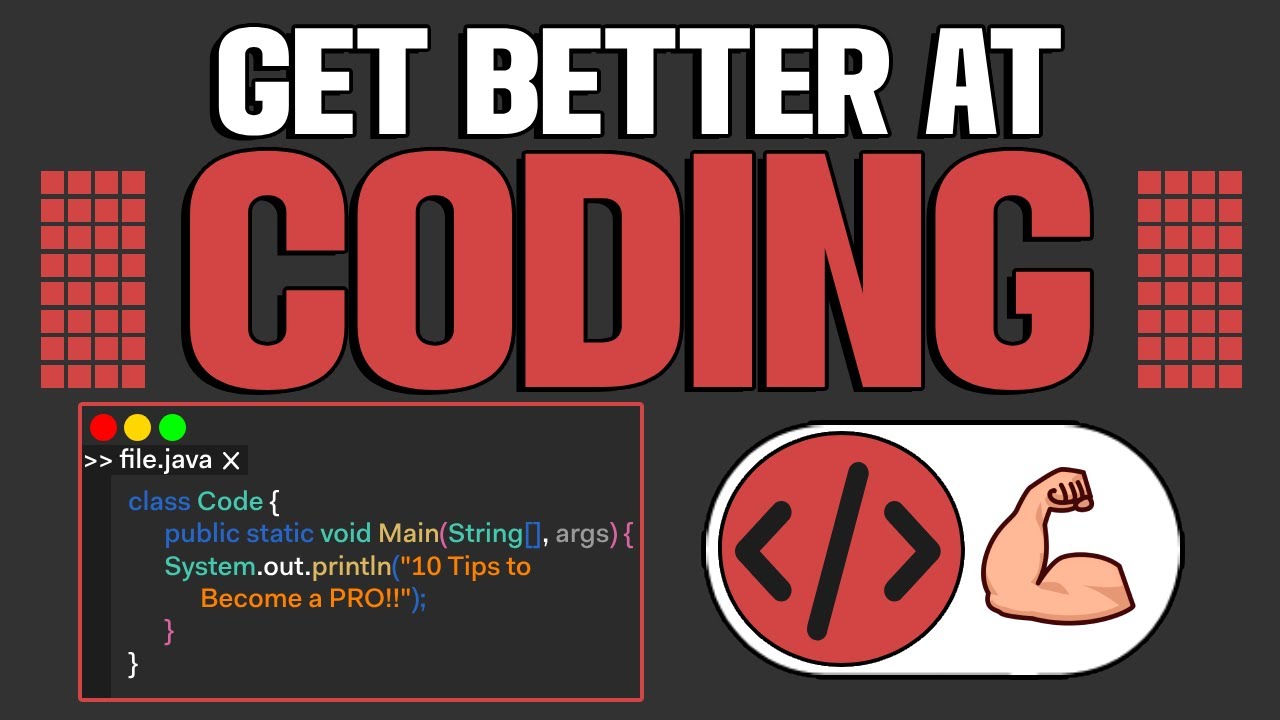 10 Tips to Get Better at CODING (Unlock Your Coding Potential)