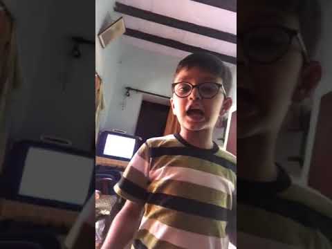 Nishchay's first attempt to make a video