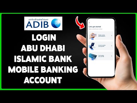 How To Login Abu Dhabi Islamic Bank Mobile Banking Account 2025 | ADIB Mobile App Sign In Tutorial