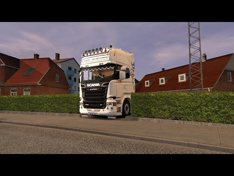 [ETS2 v1.35] Scania R580 Viborg (DK) - Kiel (D) [Timelapse]