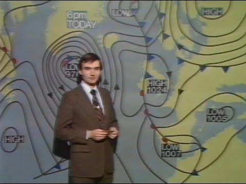 Here is the Weather! - with Jim Bacon Thursday 2nd April 1981 BBC1