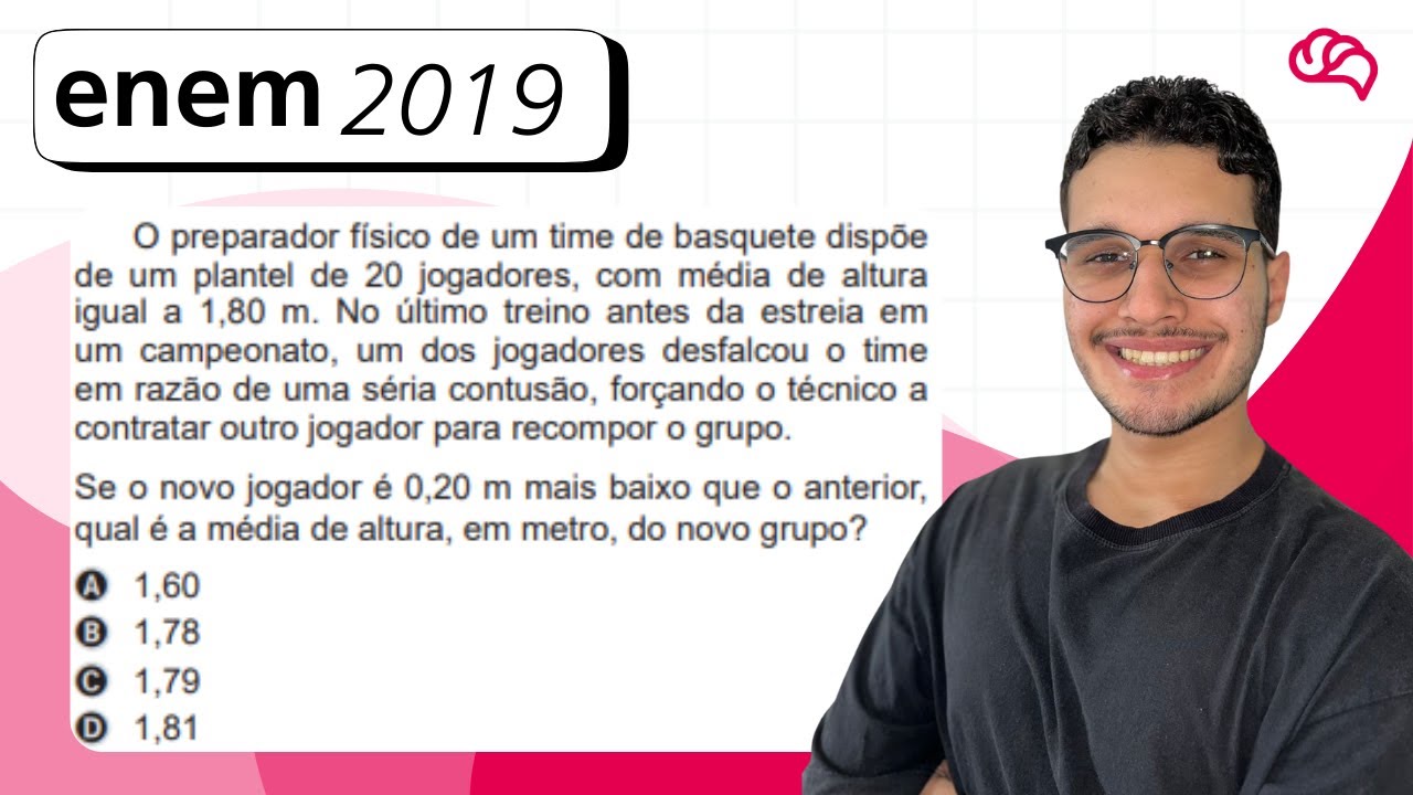 Resolução em Vídeo — Questão 160 ENEM 2019