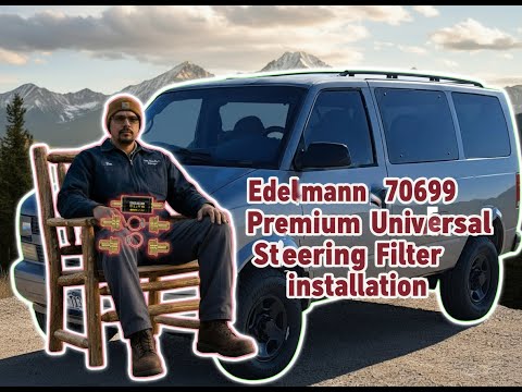 Installing Inline Magnetic Edelmann 70699 Premium Universal Power Steering Filter on '05 Chevy Astro