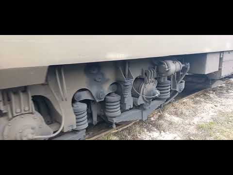 Pokazanie ET22-939 na lokomotywowni w Łazach