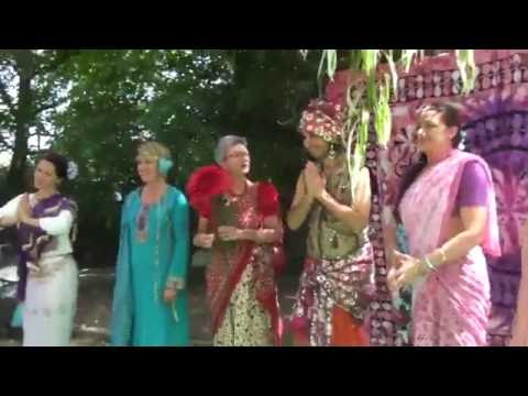 Radharani wonders who is Krishna's dancing teacher - Drama+Gurudeva explanation