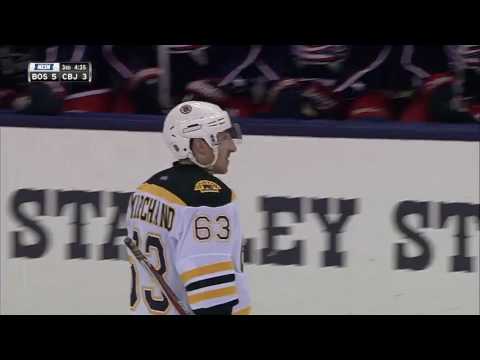 Brad Marchand scores his 2nd goal with some nice moves - 10/13/2016
