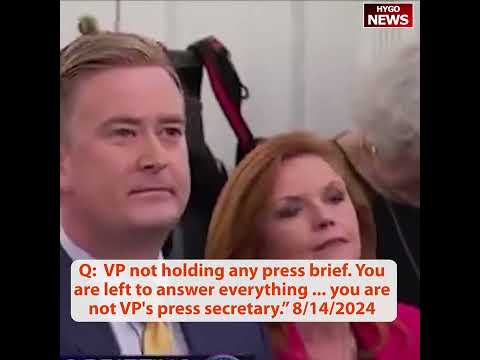 Q: Harris distance herself from Bidenomics, if more popular, Biden would still be the candidate?