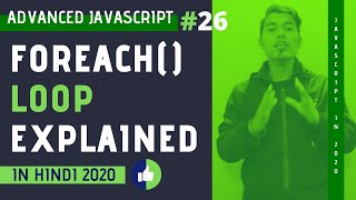 ForEach Loop in JavaScript in Hindi 2020