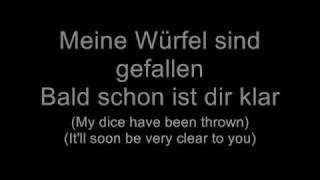 Oomph! - Zuviel Liebe kann dich töten (Lyrics w/ English Translation)