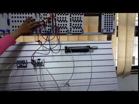 Module 4 electro pneumatic using TP 201 equipment