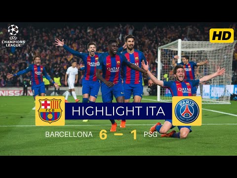 BARCELLONA 6-1 PSG | highlights ITA con Pierluigi Pardo