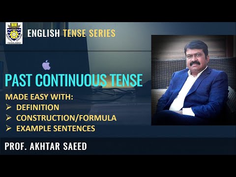 PAST CONTINUOUS TENSE with the best explanation & example sentences in Urdu English Hindi