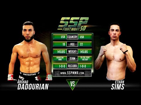 Ethan Sims vs Arshag Dadourian - SSP 50