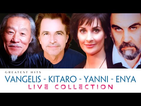 Vangelis, Kitaro, Yanni, Enya Live Collection || Greatest Timeless Instrumental Music