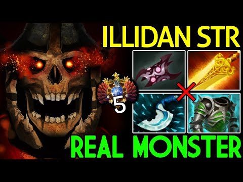 ILLIDAN.STR Dota 2 [Wraith King] Real Monster!