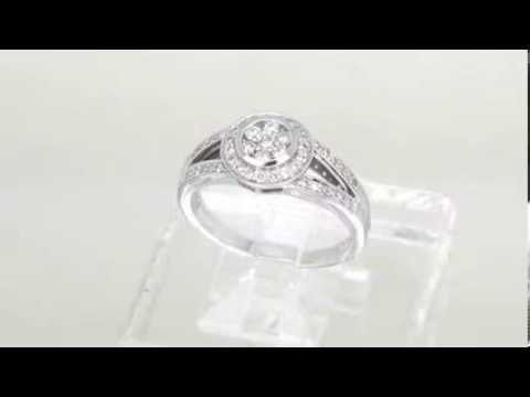 1/2 Carat T.W. Endless Diamonds Ring In 14Kt. White Gold R-08187