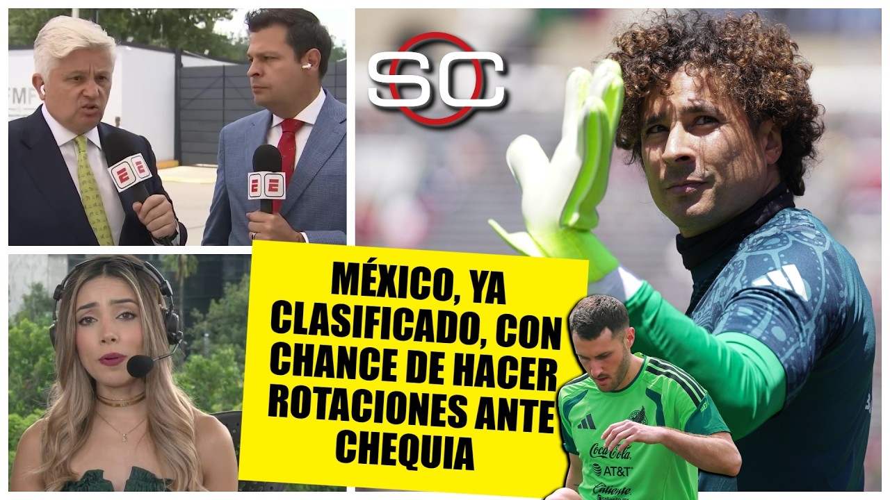 EL AURA LOS DELATÓ Memo Ochoa y Santi Gimenez listos para ser titulares ante CHEQUIA | SportsCenter