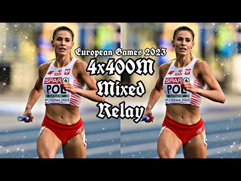 Natalia Kaczmarek incredible comeback (4x400m Mixed Relay) for Poland at the European Games 2023