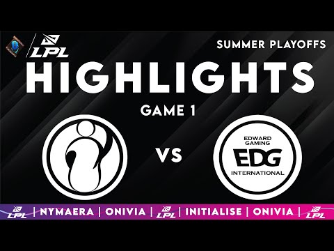 IG vs EDG Highlights Game 1 | LPL Playoffs 2025 | Invictus Gaming vs EDward Gaming by Onivia