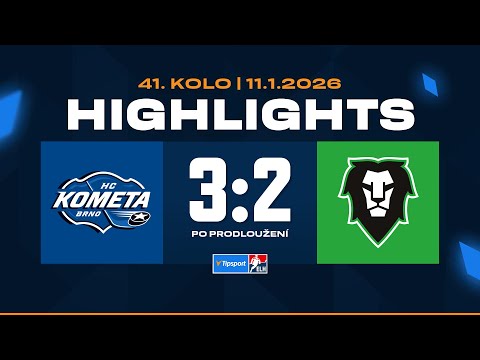 Highlights | HC Kometa Brno vs. BK Mladá Boleslav 3:2p | 11.01.2026