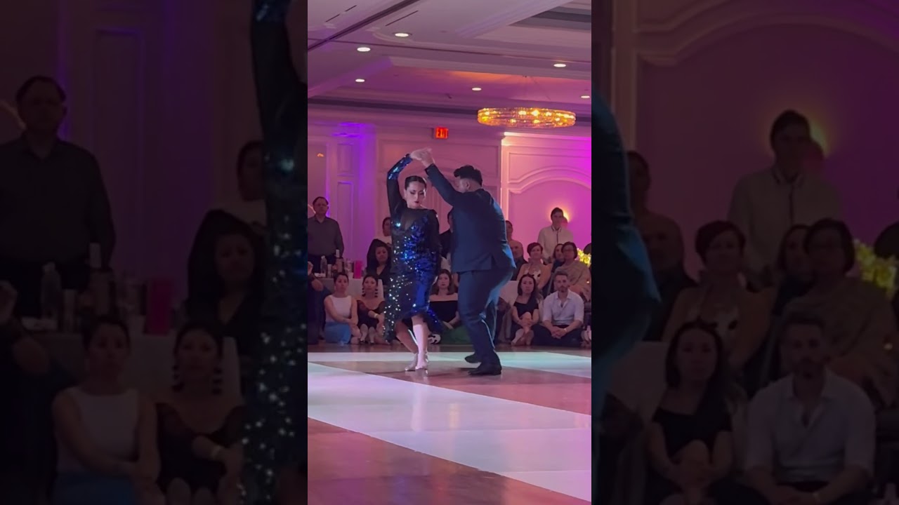 Video thumbnail for Cynthia Palacios & Sebastian Bolivar Argentine Tango Ojos Negros by Osvaldo Pugliese 2/4